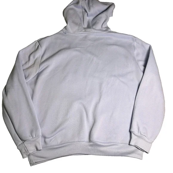 Under Armour Logo Hoodie Womens XL Soft Light Blue Comfort Sportswear Essential - Picture 3 of 7